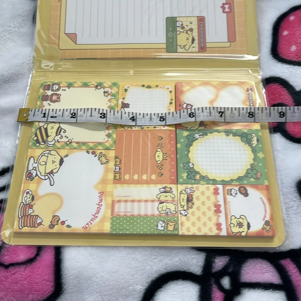 Pompompurin Memo Book-Style Set of Sticky Notes and Stationary Pages